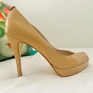 Michael Kors York Platform Peep Toe Heels